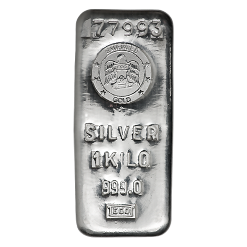 OUROALGARVE BARRA LINGOTE SILVER BAR PRATA